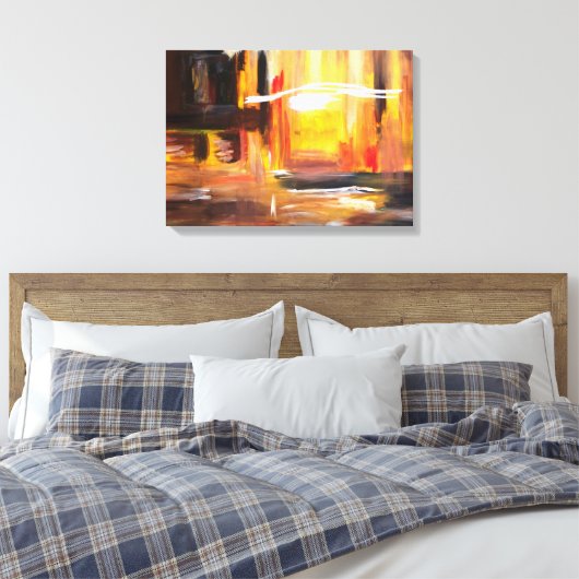 JGM - Mid- Summer Canvas Afdruk (Insitu (Slaapkamer))