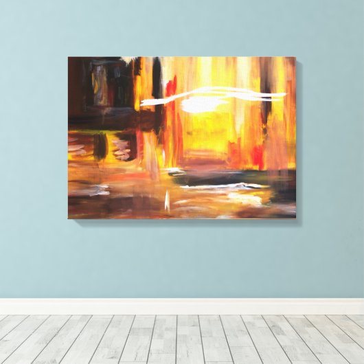 JGM - Mid- Summer Canvas Afdruk (Insitu (Houten vloer))