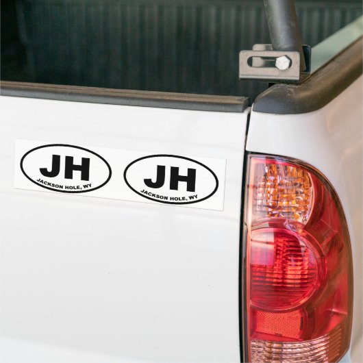 JH Jackson Hole Wyoming Bumpersticker (Op Truck)