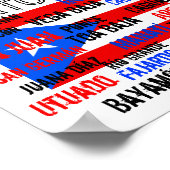 Jhg, PUERTO RICO, San Juan, Bayamón, Toa Baja, ... Poster (Hoek)