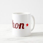 JHON Lettering Mok (Voorkant rechts)