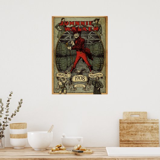 JHONNIE WALKER POSTER (Keuken)