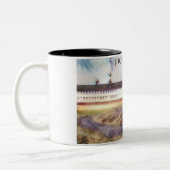 JHQ Rheindahlen HerdenkingsMok Tweekleurige Koffiemok (Links)