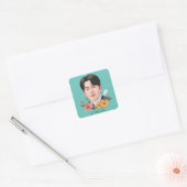 Ji Chang Wook Vierkante Sticker (Envelop)