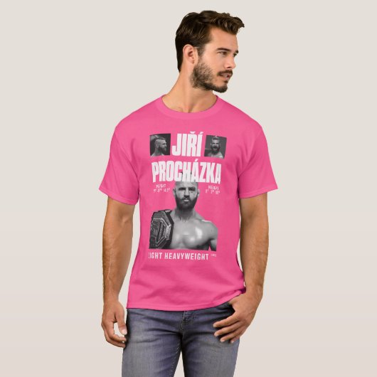 Ji Prochzka - MMA UFC Fighter T-shirt (Voorkant volledig)