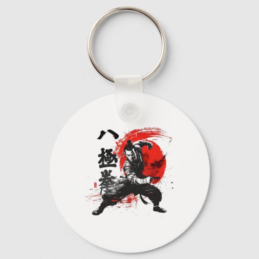 Ji Quan Open Gate Eight Extremities Boxing Kung Fu Sleutelhanger (Voorkant)