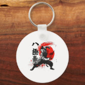 Ji Quan Open Gate Eight Extremities Boxing Kung Fu Sleutelhanger (Voorkant)