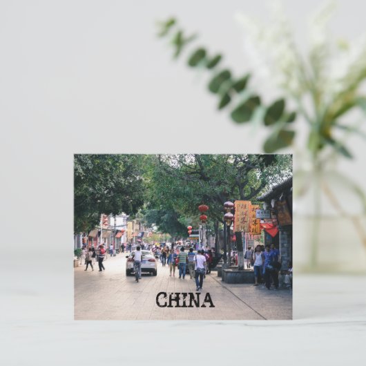 Jian Shui, China Briefkaart (Staand voorkant)