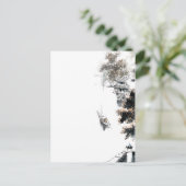 Jiangnan Schilderachtig-Chinese landschapspenselen Briefkaart (Staand voorkant)