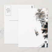 Jiangnan Schilderachtig-Chinese landschapspenselen Briefkaart (Voorkant / Achterkant)