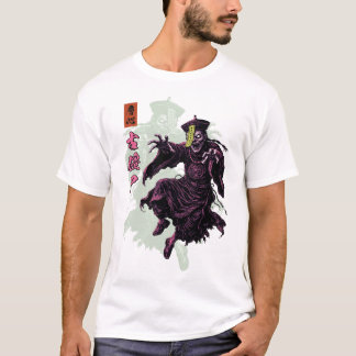 Jiangshi Chinese Hopping Vampire Donkere Mythe T-shirt