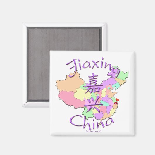 Jiaxing China Magneet (Voorkant / Achterkant)