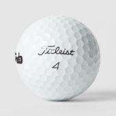Jiayou in Chinese Karakters Golf Ballen (Logo)