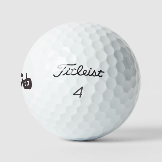 Jiayou in Chinese Karakters Golf Ballen (Logo)