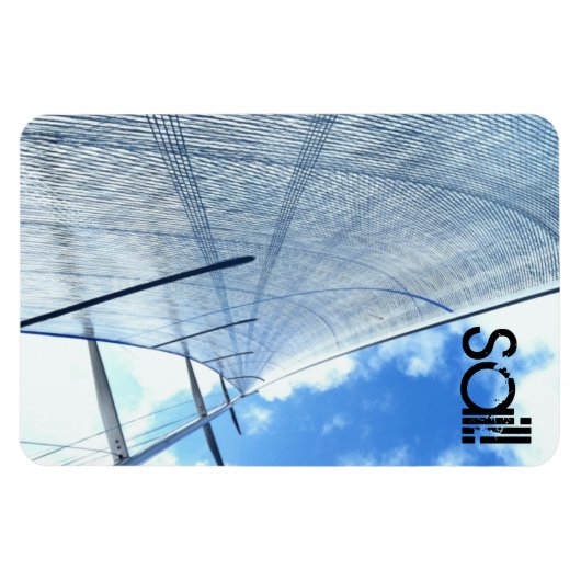 Jib Sail en Mast Afbeelding Magneet (Horizontaal)