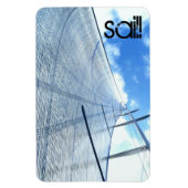 Jib Sail en Mast Afbeelding Magneet (Verticaal)
