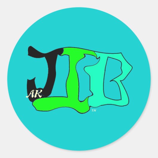 JIBak-sticker Ronde Sticker (Voorkant)