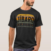 Jibaro Boricua Puertorriqueño T-shirt (Voorkant)