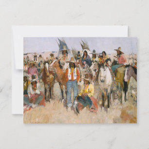 Jicarilla Apache Fiesta, Beroemde Schilder Briefkaart