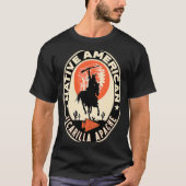 Jicarilla Apache sterk indianenindiaans Tri T-shirt (Voorkant)