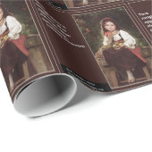 Jiddische Spreuk over Appels & Grafiek Cadeaupapier (Rol Hoek)