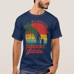 Jiddo Arab Grandfather Arabic Grandpa Fathers T-shirt