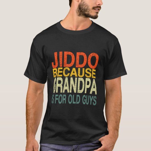 Jiddo Arabisch Opa Arabisch Vaderdag T-shirt (Voorkant)