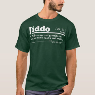 Jiddo Definition Arab Grandfather Gift Arabic Fath T-shirt