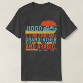 Jiddo Noun Definition Arabic Grandfather Fathers D T-shirt (Design voorkant)