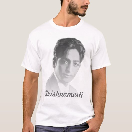 Jiddu Krishnamurti T-shirt (Voorkant)