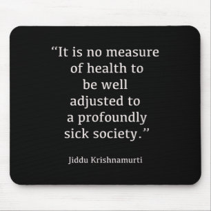 Jiddu Krishnamurti - Zieke samenleving - Filosofie Muismat