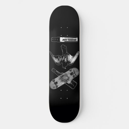 Jiffy Marker Live From Pigeon Park Pro Sk8 Deck Persoonlijk Skateboard (Voorkant)
