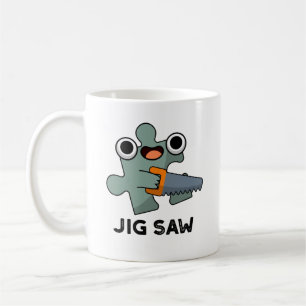 Jig Saw Funny Jigzaag Tool Pun Koffiemok