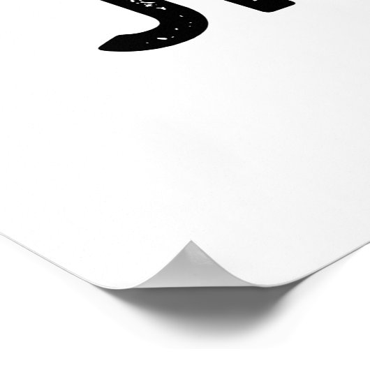 Jig Saw Funny Jigzaag Tool Pun Poster (Hoek)