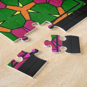 Jig Saw Puzzle - Abstracte herhaal patronen omgeve Legpuzzel (Zijkant)
