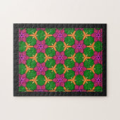 Jig Saw Puzzle - Abstracte herhaal patronen omgeve Legpuzzel (Horizontaal)