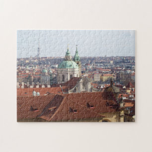 Jig Saw Puzzle - uitzicht van het Castle Prague Legpuzzel