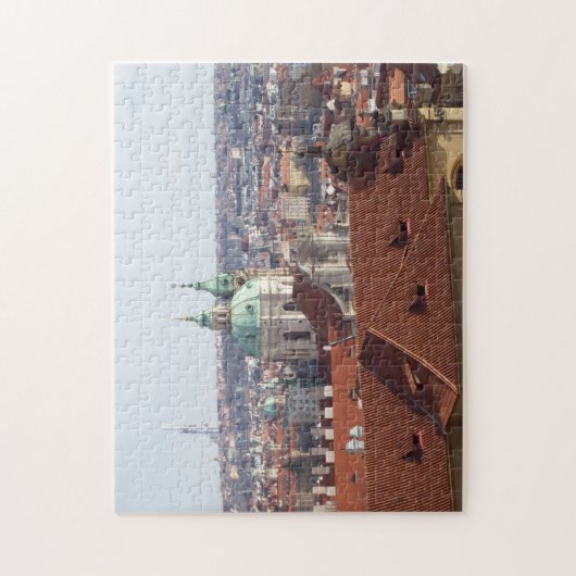 Jig Saw Puzzle - uitzicht van het Castle Prague Legpuzzel (Verticaal)