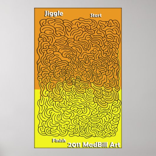 Jiggle Maze Poster (Voorkant)