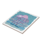 Jiggly Jellyfish Tegeltje (Zijkant)