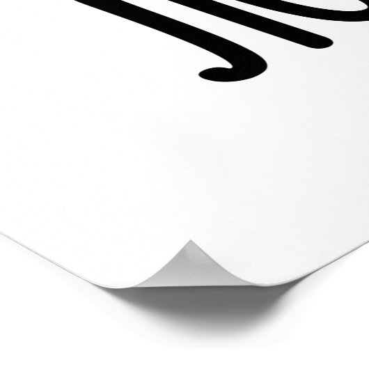 Jiggy Saw Funny Dancing Jigzaag Puzzle Pun Poster (Hoek)