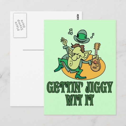 Jiggy wordt ermee opgepakt briefkaart (Voorkant / Achterkant)