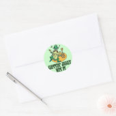 Jiggy wordt ermee opgepakt ronde sticker (Envelop)