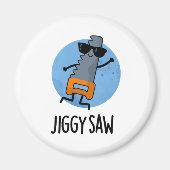 Jiggy Zag Grappig Dancing Tool Pun Magneet (Voorkant)
