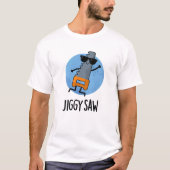 Jiggy Zag Grappig Dancing Tool Pun T-shirt (Voorkant)