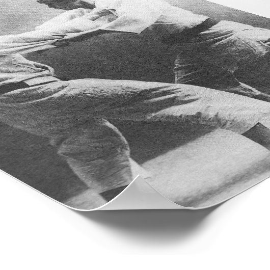 Jigoro Kano en Kyuzo Mifune Poster (Hoek)