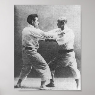 Jigoro Kano en Kyuzo Mifune Poster