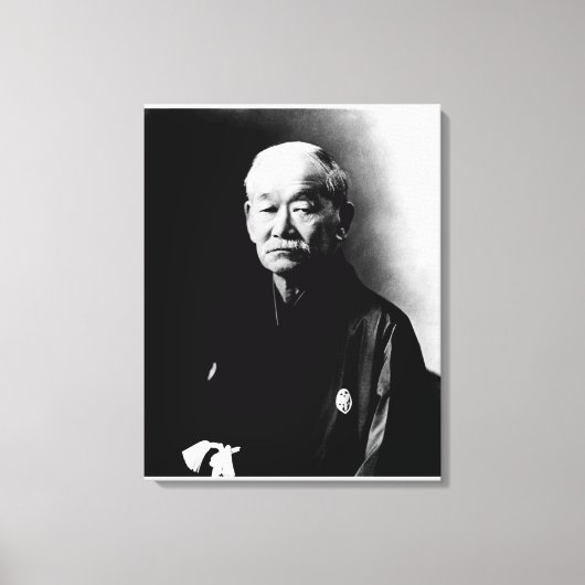 Jigoro Kano Ingewikkeld Canvas (Voorkant)
