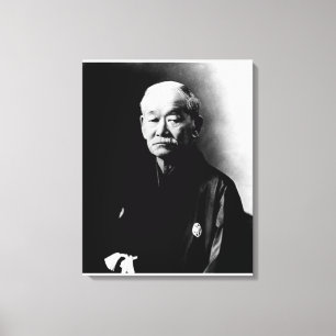 Jigoro Kano Wrapped Canvas Afdruk