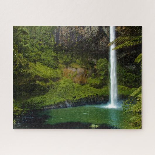Jigsaw Bruidssluier Herfst Nieuw-Zeeland. Legpuzzel (Horizontaal)